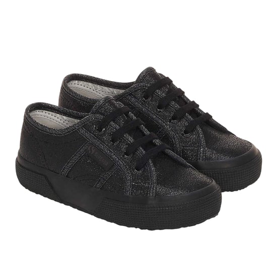 Superga - "Lamej" Schuhe für Mädchen, Canvas (Voll Schwarzer Hämatit) - Image 5