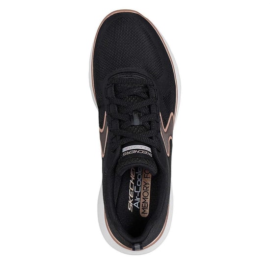 Skechers - "Flex Appeal 5.0" Sneaker für Damen, Flach (Schwarz/Roségold) - Image 4