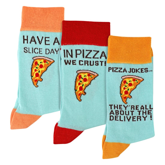 3 Paar Herren Spaß-Socken aus Baumwolle | Lustige Lebensmittel- und Getränkeslogans | Geschenkidee - Image 4