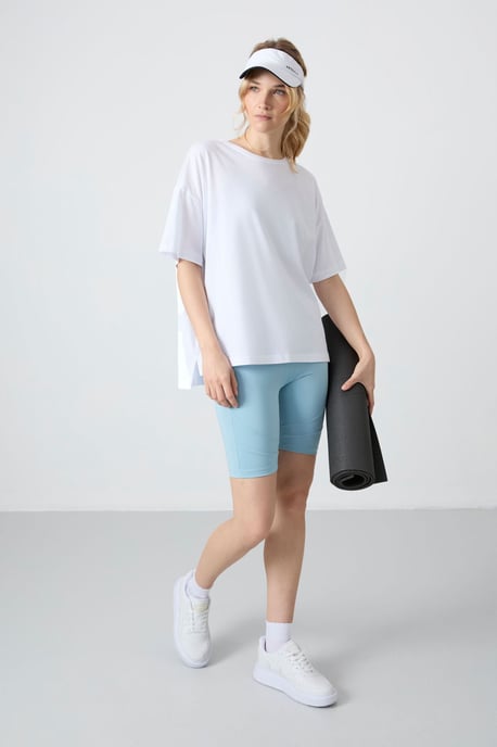 Hochtaillierte Sport-Leggings Shorts - Image 6