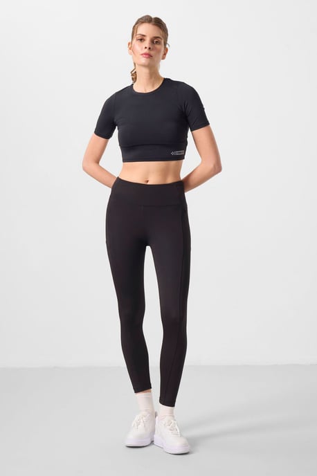 Hochtaillierte Skinny-Leggings mit Tasche - Image 4
