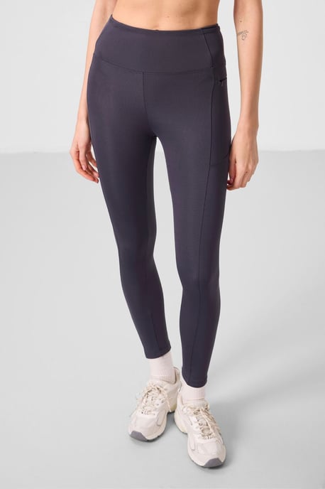 Hoch geschnittene Skinny Leggings mit Tasche - Image 2