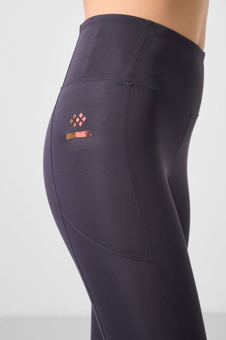 Hoch geschnittene Skinny Leggings mit Tasche - Image 3