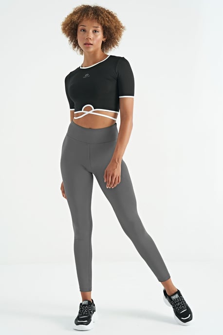 Hochtaillierte Scuba-Leggings - Image 2
