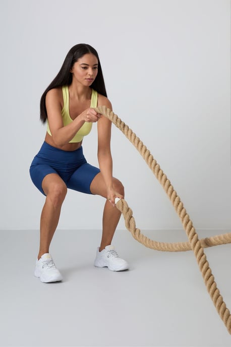Hochbundige kurze Sportleggins - Image 1