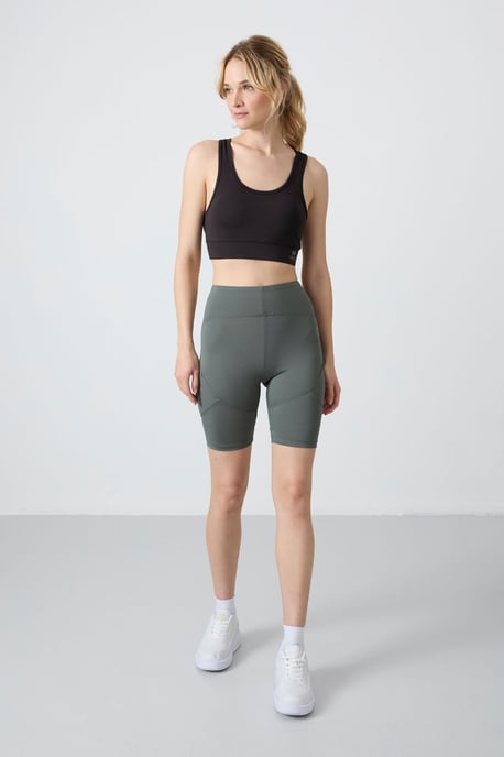 Kurze hochtaillierte Strickleggings - Image 3