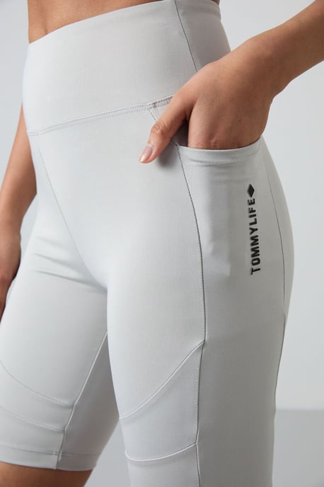 Hochtaillierte Sportshorts-Leggings - Image 4