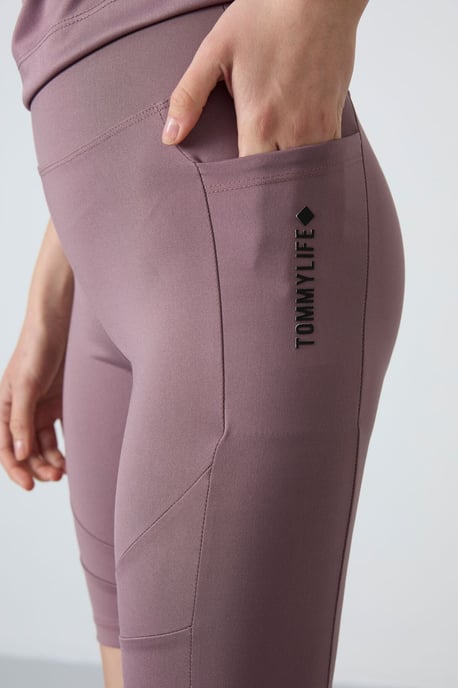 Hochtaillierte Sport-Leggings Shorts - Image 4