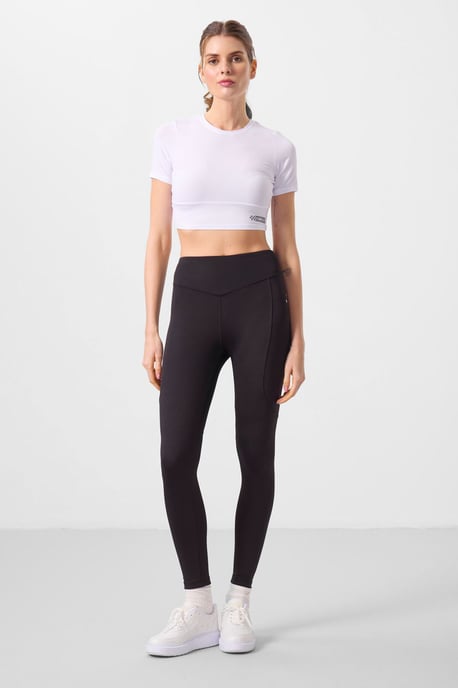 Hochgeschnittene Skinny-Leggings - Image 4
