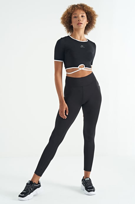 Hochtaillierte Scuba-Leggings - Image 5