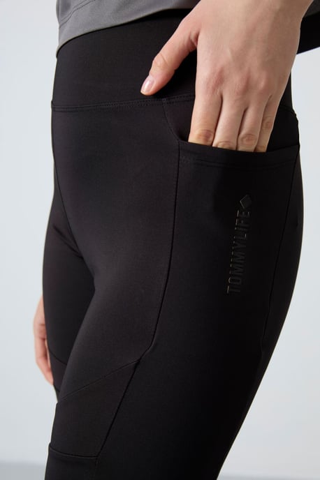 Hochtaillierte Sportleggings mit Shorts - Image 4
