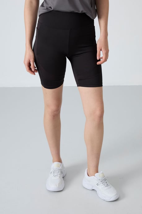 Hochtaillierte Sportleggings mit Shorts - Image 5