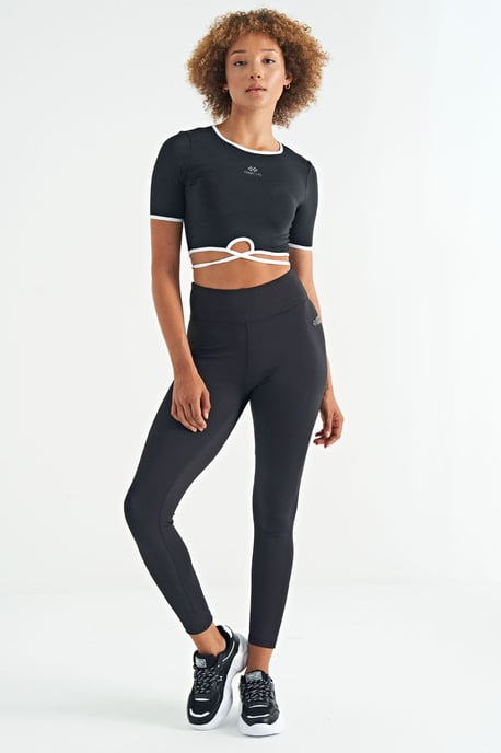 Hochtaillierte Scuba-Leggings - Image 2