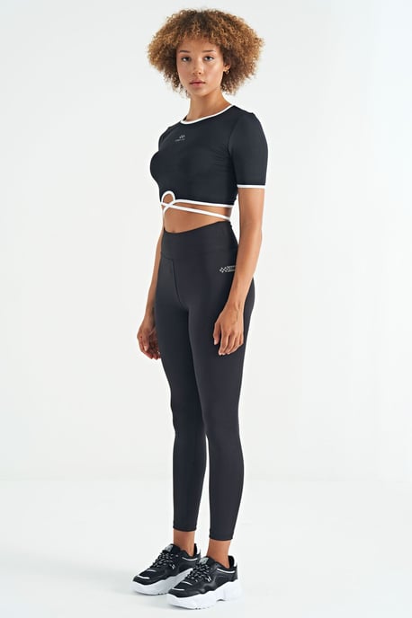 Hochtaillierte Scuba-Leggings - Image 4