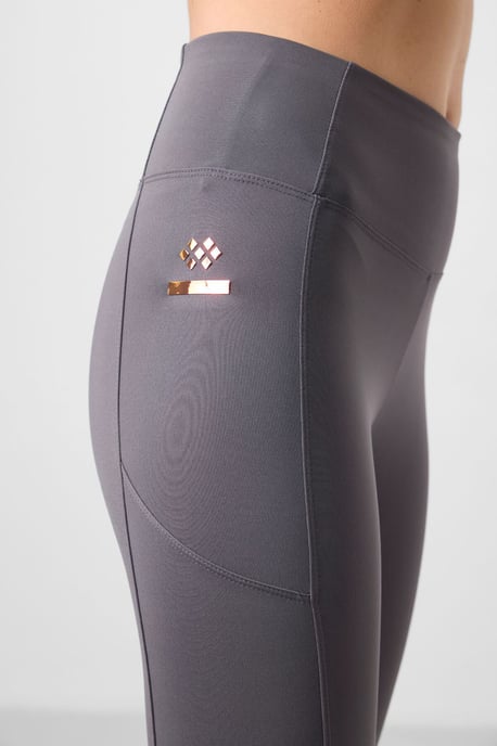 Hochtaillierte Skinny Leggings mit Tasche - Image 3