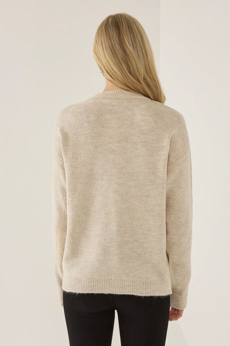 Relaxed Fit Pullover mit Schleifen-Detail - Image 5