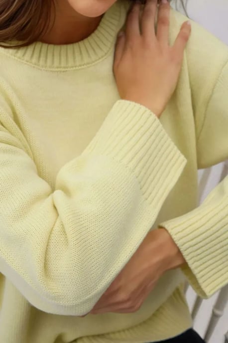 Rundhals Gemütlicher Pullover - Image 4