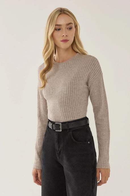 Rundhals-Jersey-Top - Image 3