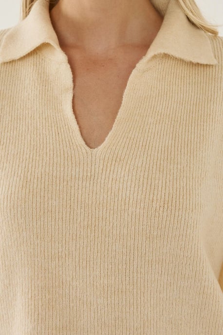 Lässiger Pullover mit Hemdkragen - Image 5