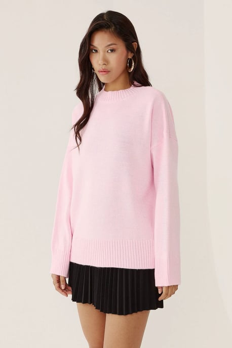 Rundhals Gemütlicher Pullover - Image 1
