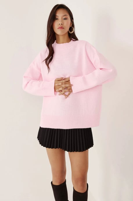 Rundhals Gemütlicher Pullover - Image 2