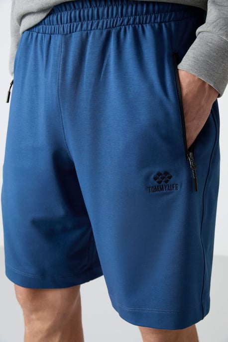 Herren Sweatshorts mit regulärer Passform aus Strick - Image 4