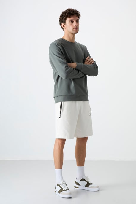 Herren Sweatshorts mit regulärer Passform aus Strick - Image 6
