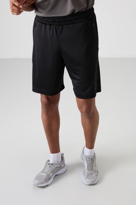 Herren Polyester Strick Sweatshorts - Image 4
