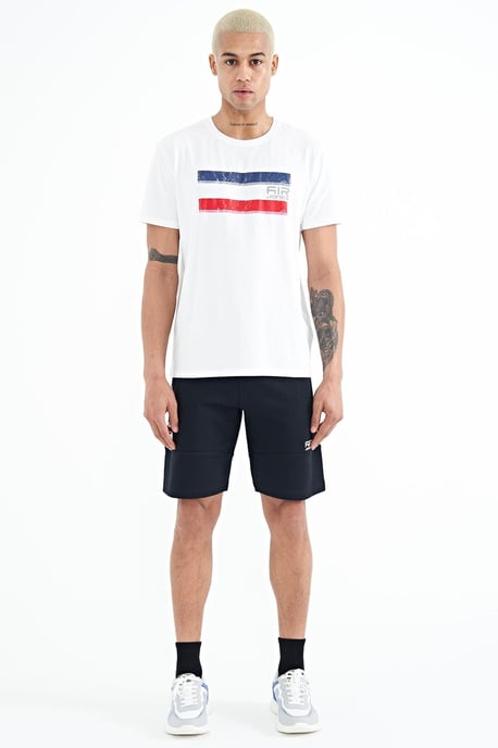 Herren Solid Strick Sweatshorts - Image 1
