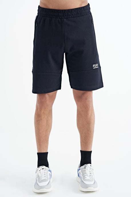 Herren Solid Strick Sweatshorts - Image 2