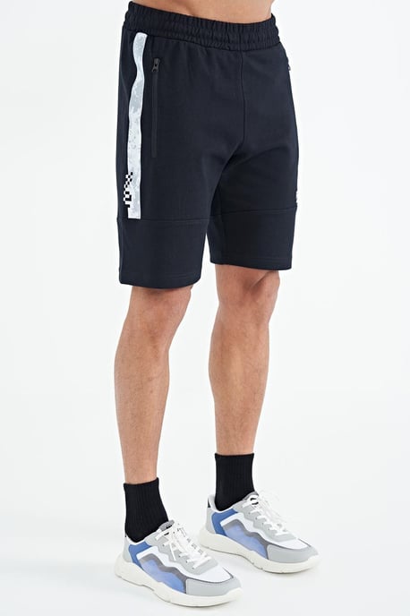 Herren Solid Strick Sweatshorts - Image 6