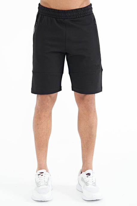 Herren Sweatshorts aus solidem Strick - Image 1