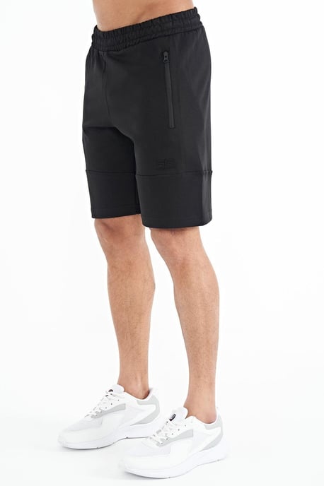 Herren Sweatshorts aus solidem Strick - Image 3