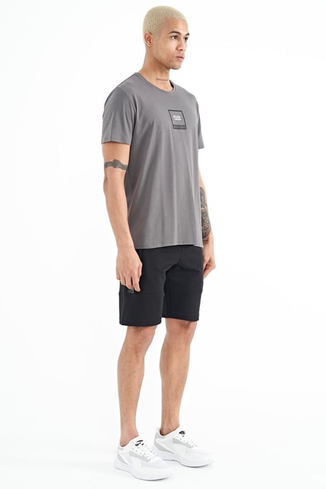 Herren Sweatshorts aus solidem Strick - Image 6