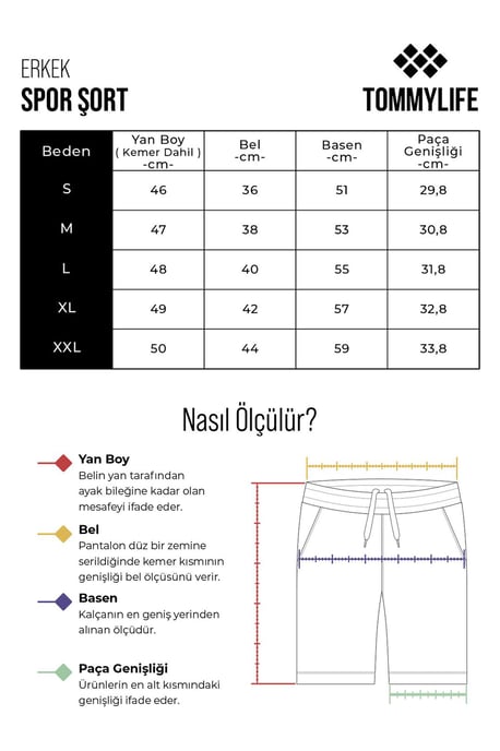 Herren Polyester Strick Sweatshorts - Image 6