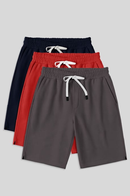 Herren Baumwoll-Mischgewebe Jersey-Shorts - Image 1