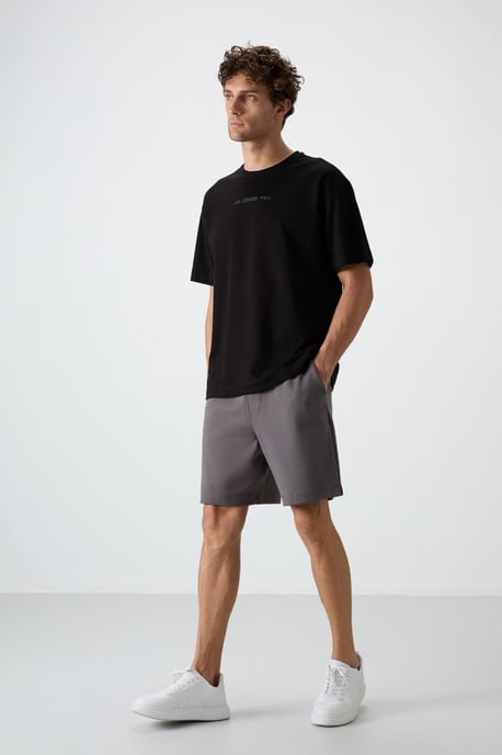 Herren Baumwoll-Mischgewebe Jersey-Shorts - Image 4