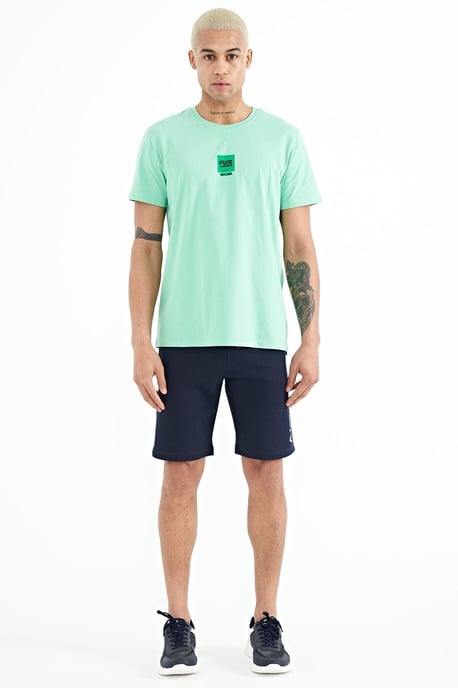 Herren Bedruckte Fleece-Sweatshorts - Image 1