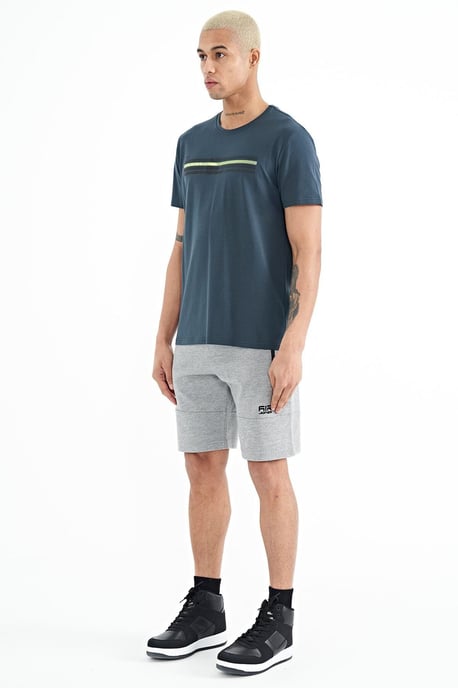 Herren Sweatshorts aus solidem Strick - Image 5