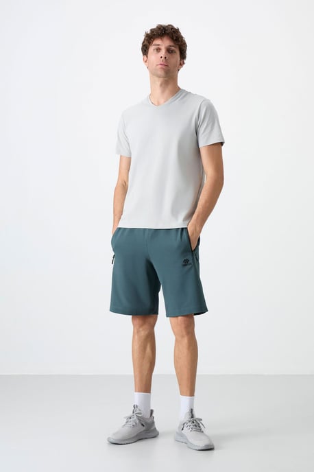 Herren Sweat-Shorts in regulärer Passform aus Strick - Image 2