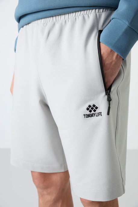 Herren Sweatshorts mit regulärer Passform aus Strick - Image 4