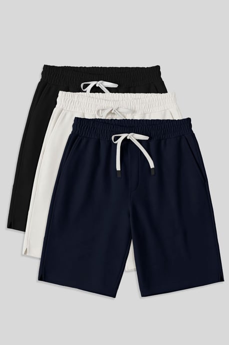 Herren Baumwollmischung Jersey Shorts - Image 1