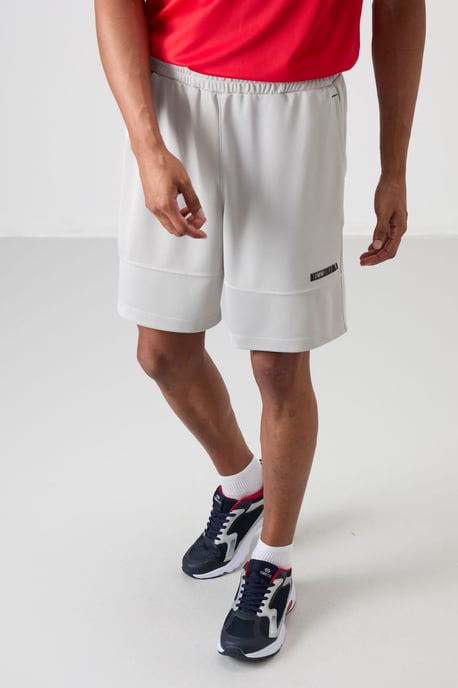 Herren Unifarbene Sweatshorts - Image 4