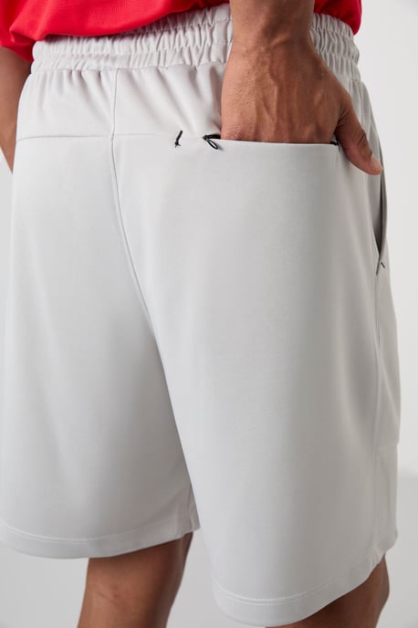 Herren Unifarbene Sweatshorts - Image 5