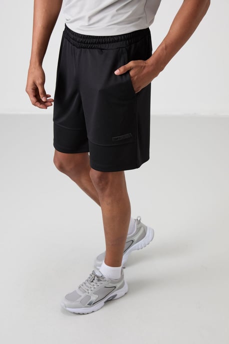 Herren Unifarbene Sweatshorts - Image 2