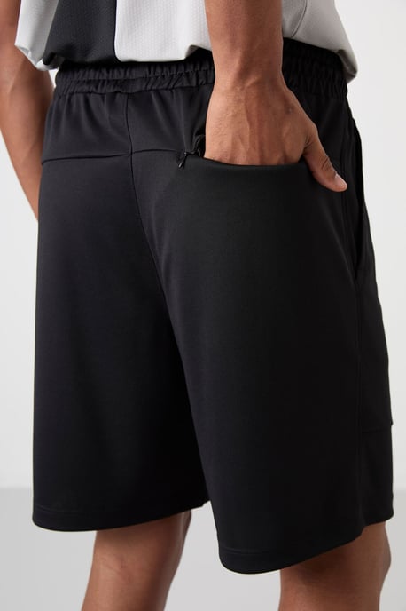 Herren Unifarbene Sweatshorts - Image 5