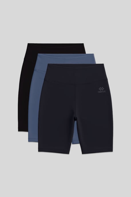Kurze Hochtaillierte Slim-Fit Sportleggings - Image 1