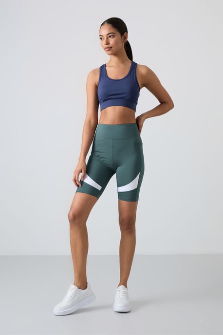 Hochtaillierte kurze Sportleggings - Image 2