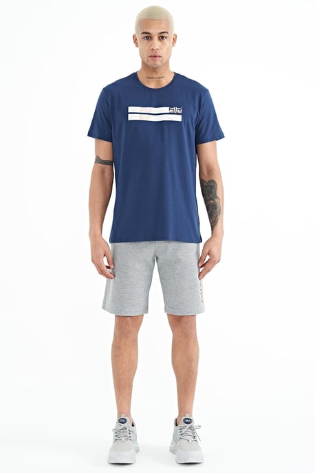 Herren bedruckte Fleece-Sweatshorts - Image 2