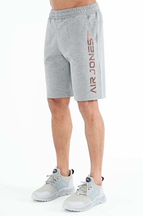 Herren bedruckte Fleece-Sweatshorts - Image 3